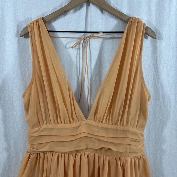 Abercrombie & Fitch Peach Mini Dress - Picture 4 of 16